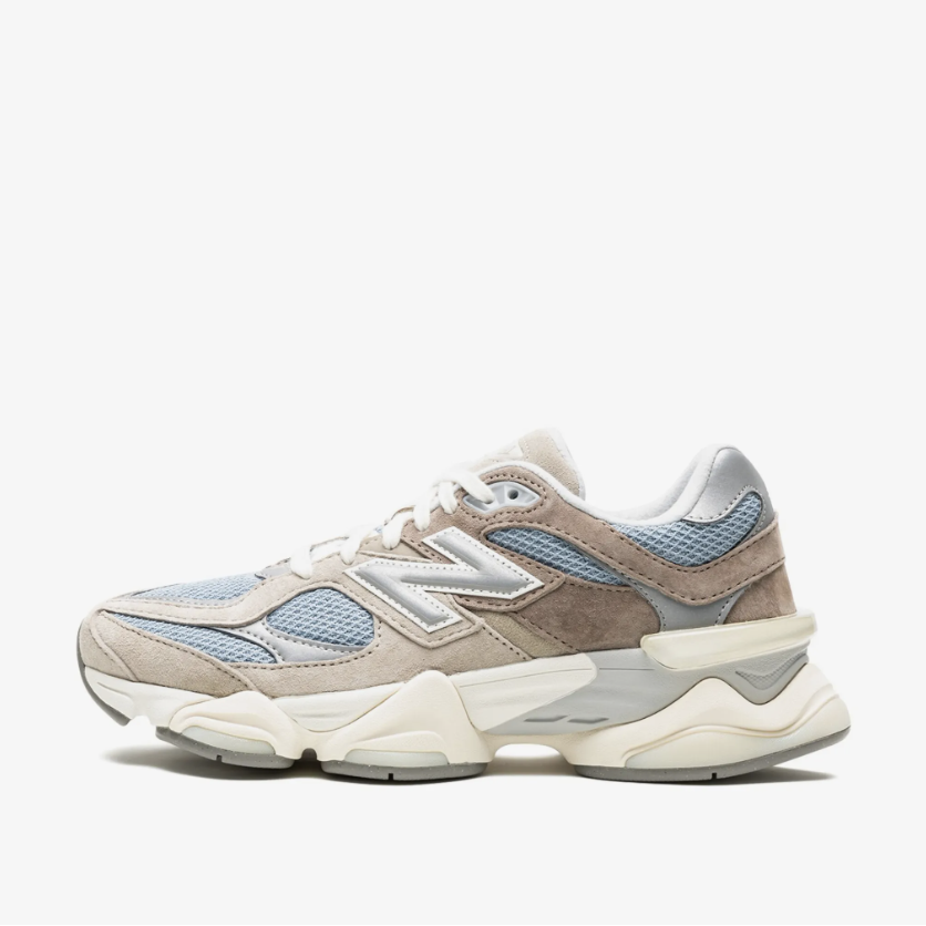 baskets 'Taupe & Sky Blue'