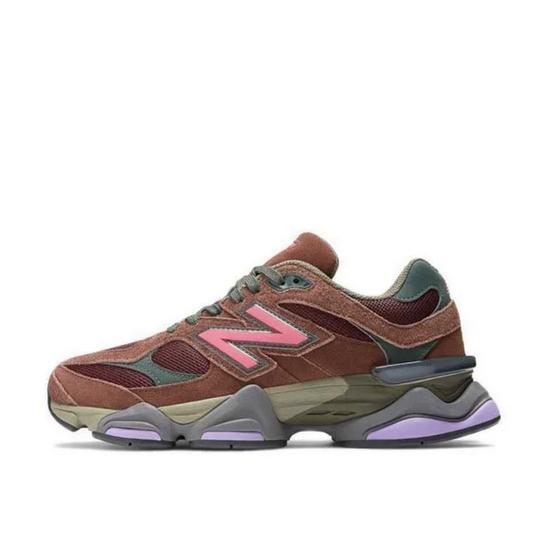 baskets Rich Oak with NB Burgundy