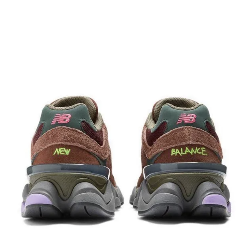 baskets Rich Oak with NB Burgundy