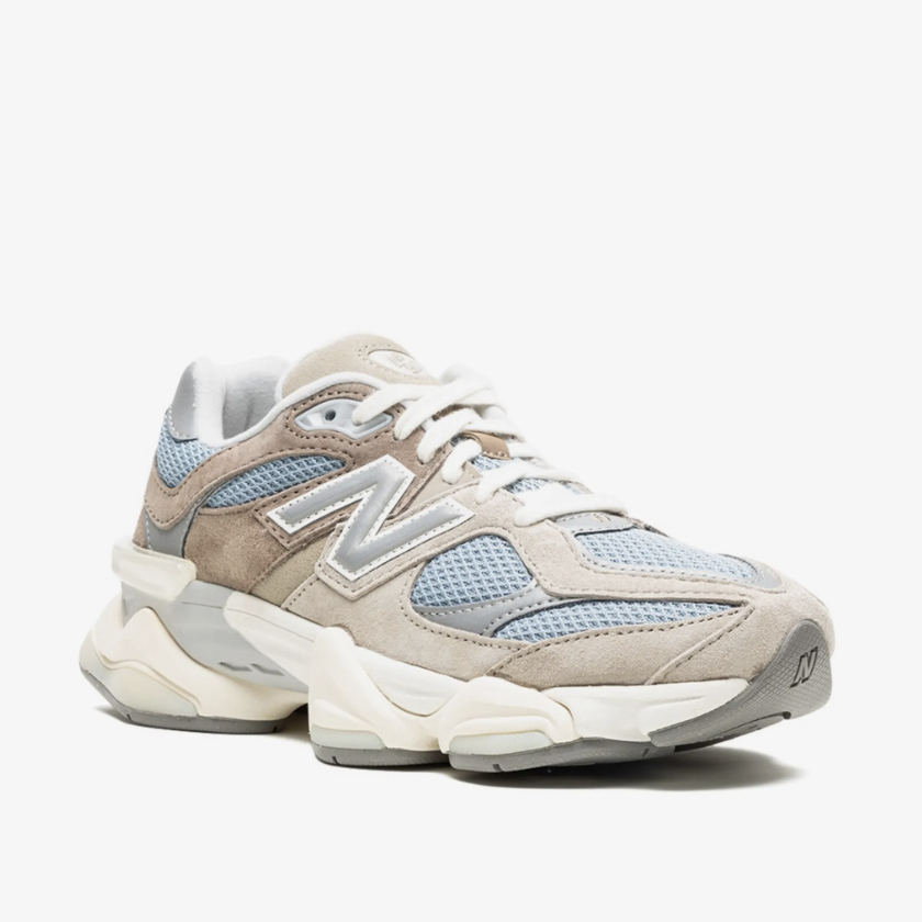 baskets 'Taupe & Sky Blue'